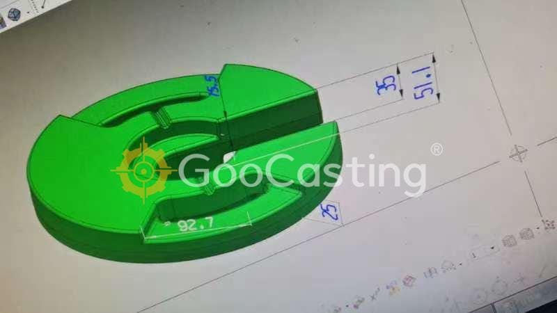 10kg cast iron tent weight with silver powder coating for canopy anchoring6