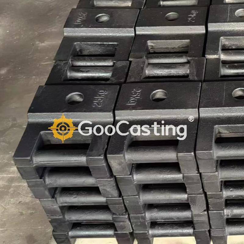 25kg Cast Iron Counterweight for Suspended Platform / Construction Gondola Counterweight - Image 7