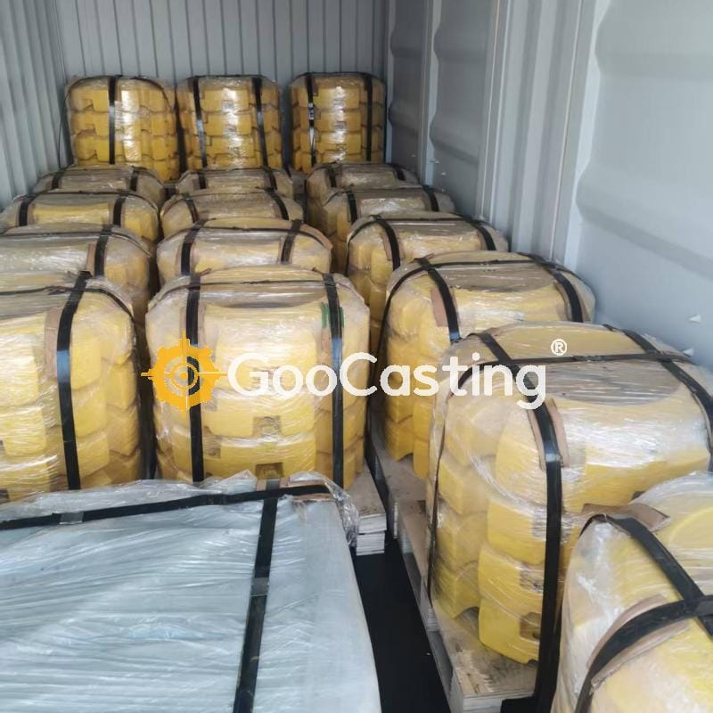 loading of agriculture machinery counterweight