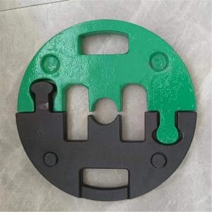 split-type cast iron tent weight