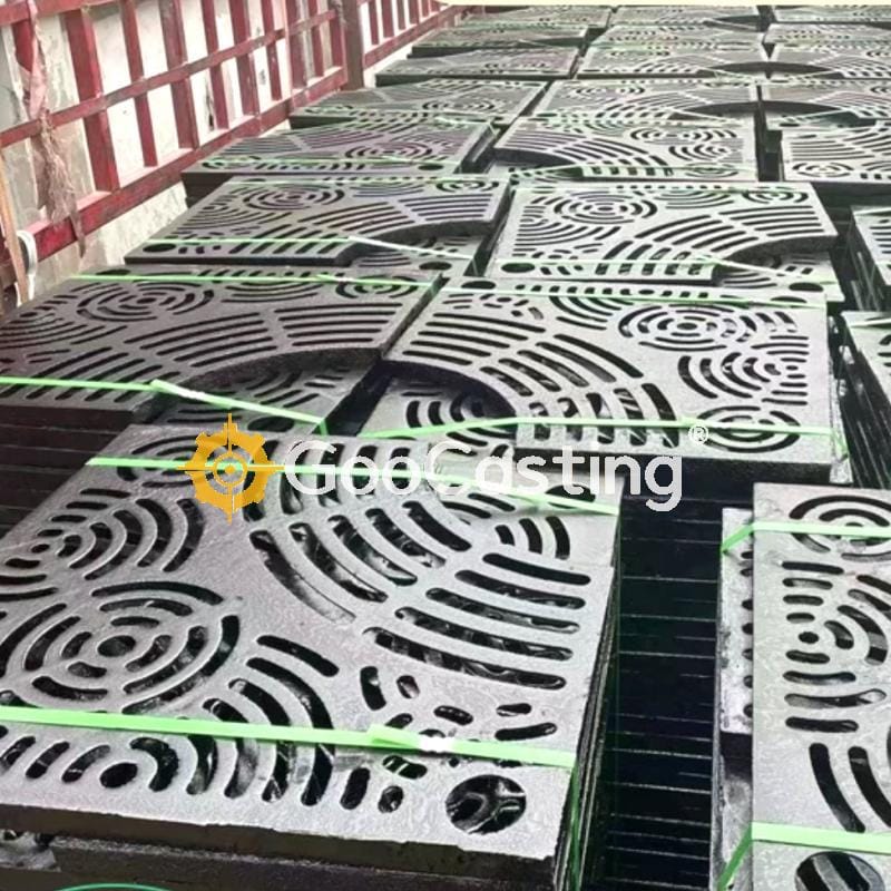 Custom Ductile Iron Tree Grate Tree Pit Cover QT450-10 1