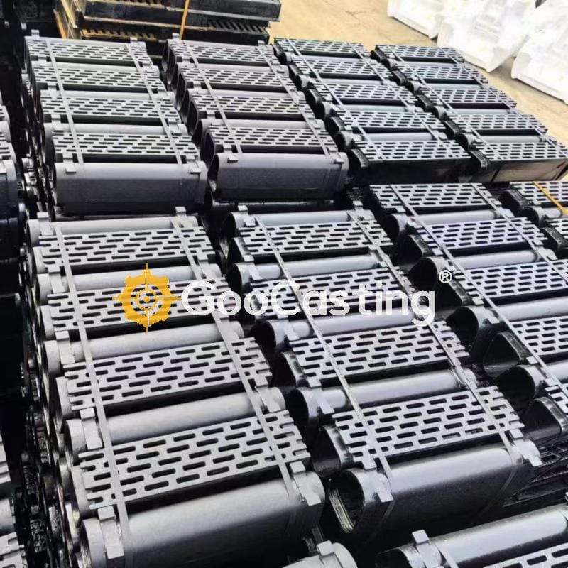 Ductile Iron Hook Gully Grate With Interception Basket