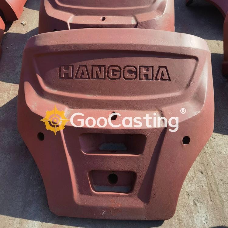 Custom Grey Cast Iron Counterweight Housing Castings for Forklift & Construction Machinery - Image 3