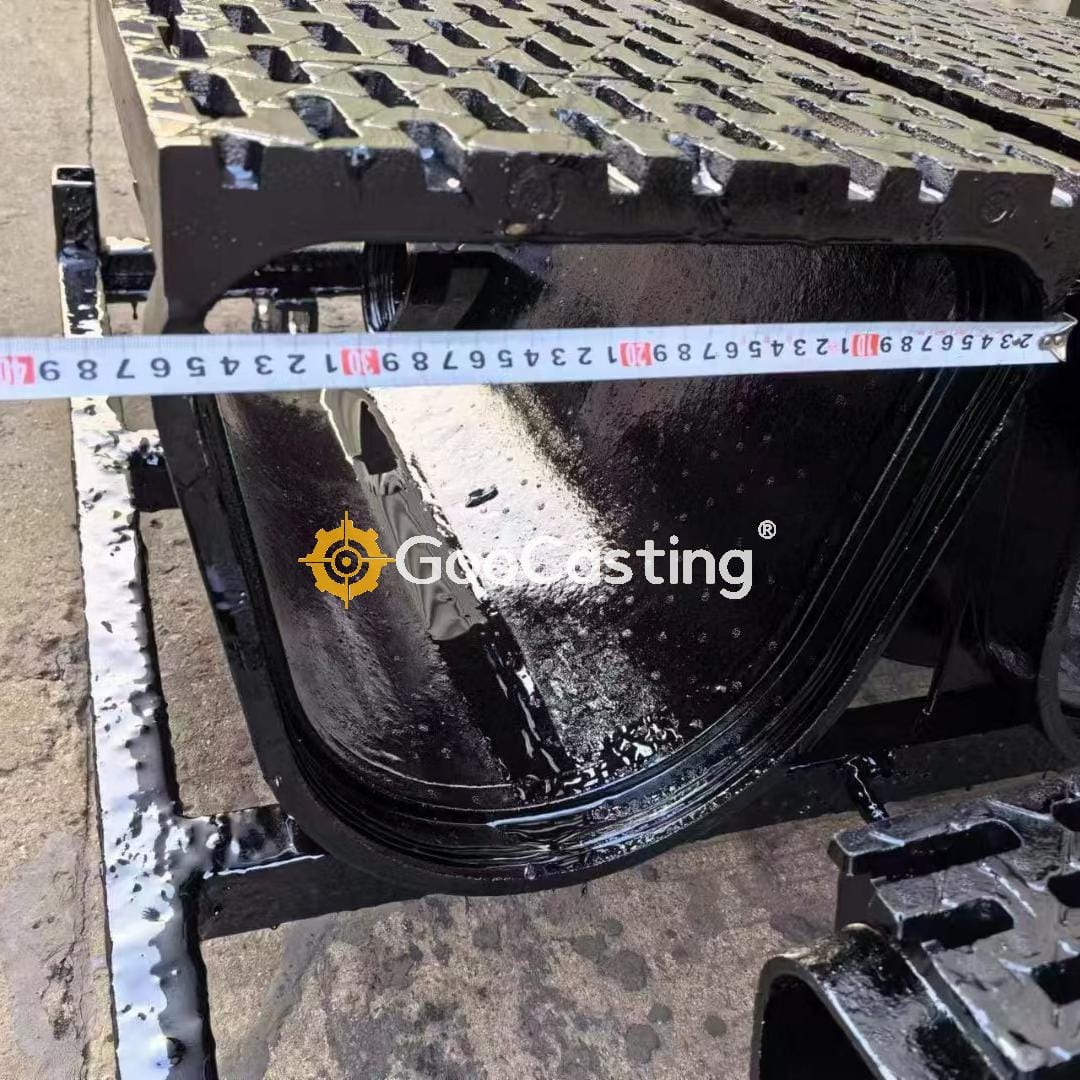 Ductile Iron Hook Gully Grate With Interception Basket