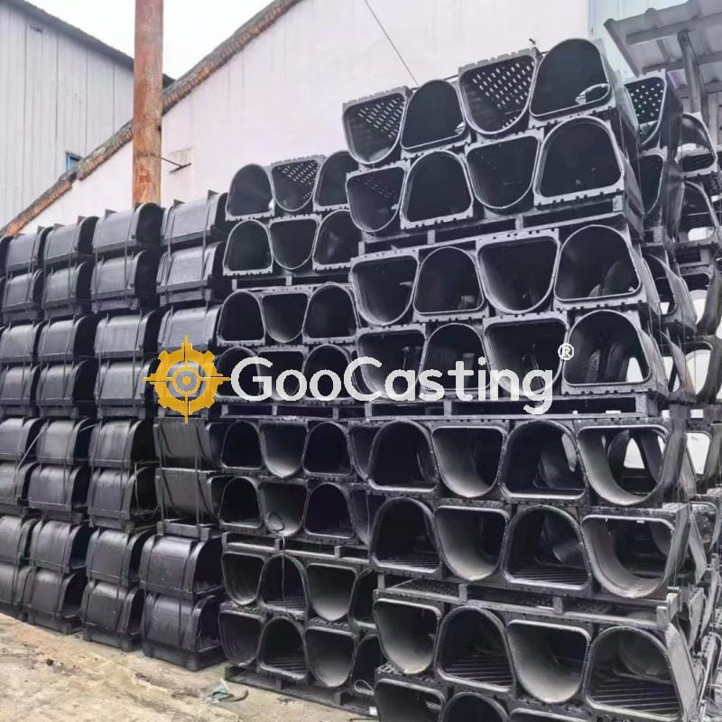Ductile Iron Hook Gully Grate With Interception Basket