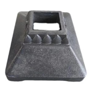 Cast Iron Lotus Railing Base Guardrail Column Cast Iron Pier