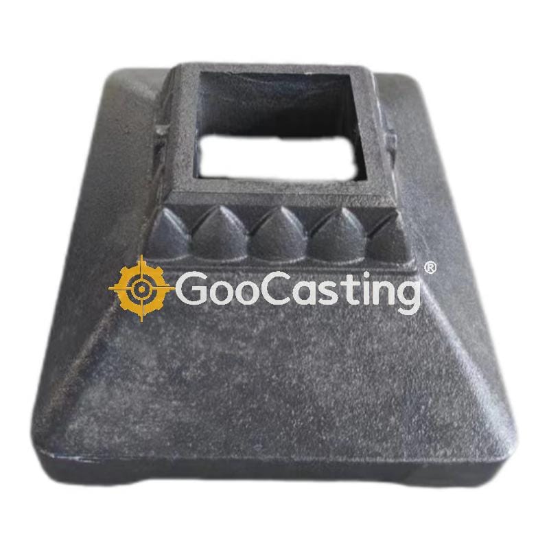 Cast Iron Lotus Railing Base Guardrail Column Cast Iron Pier