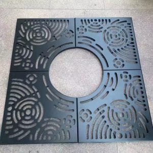 Custom Ductile Iron Tree Grate Tree Pit Cover QT450-10 1