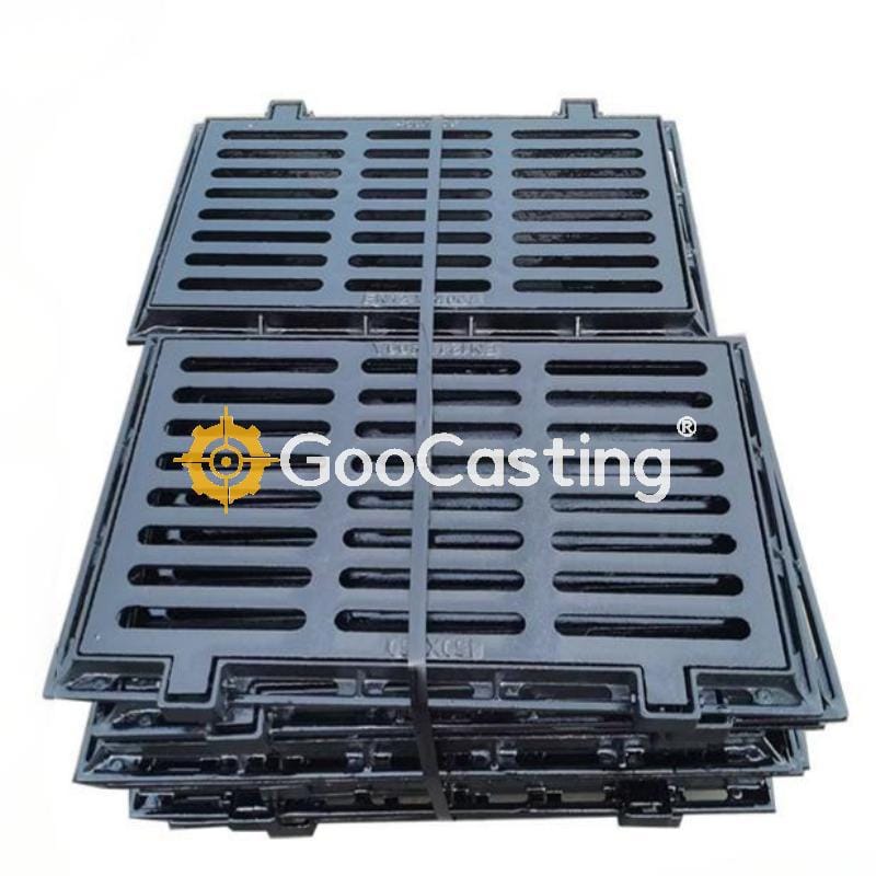 EN124 Ductile Iron Gully Grating Trench Cover, B125 C250 Municipal Road Drainage Grating