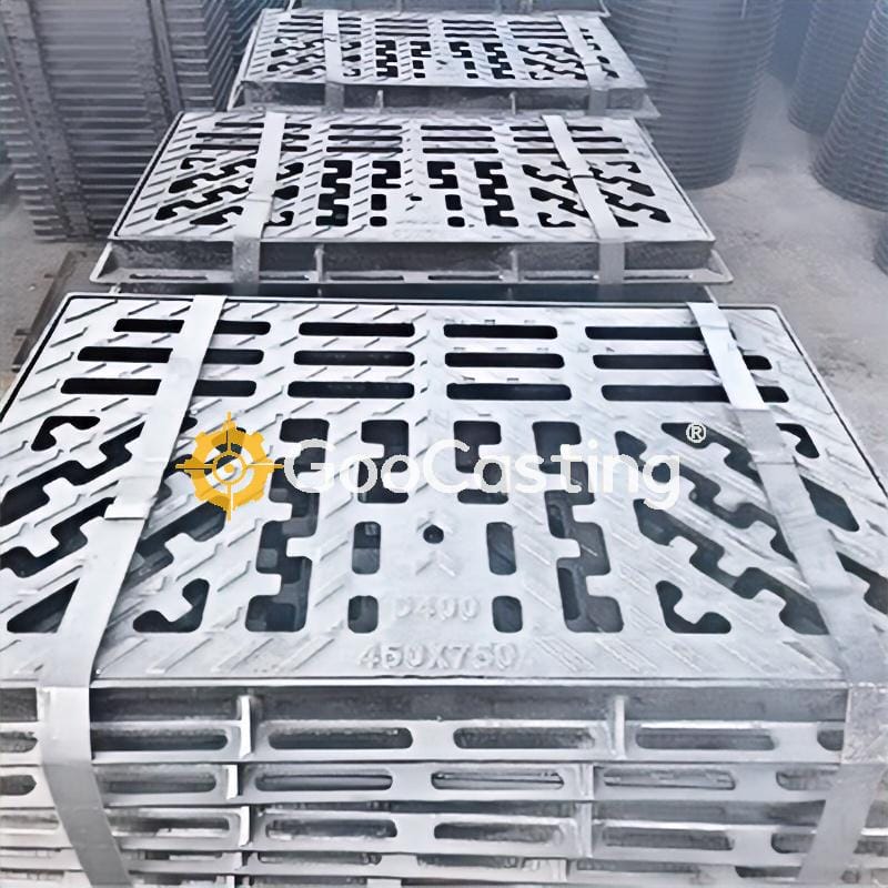 EN124 Ductile Iron Gully Grating Trench Cover Municipal Road Drainage Grating
