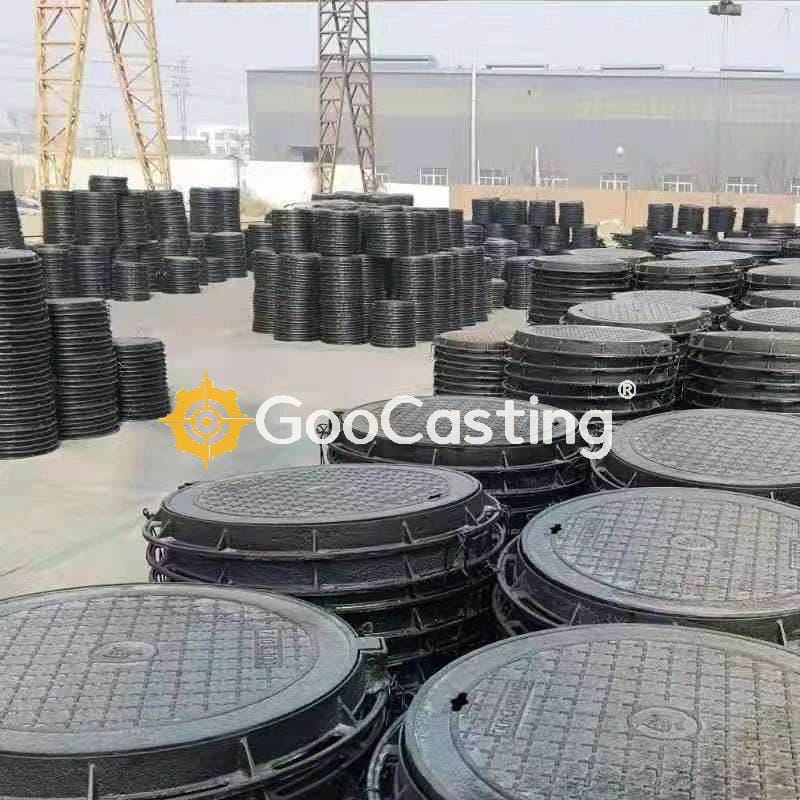 Round Ductile Iron Stormwater Manhole Cover with Frame,EN124 Class E600, 700×800mm - Image 4